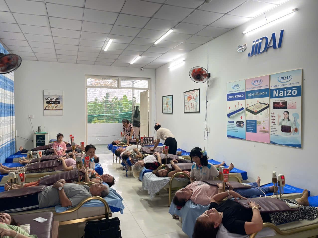 Không khí trị liệu phục hồi cột sống tại JIDAI Củ Chi